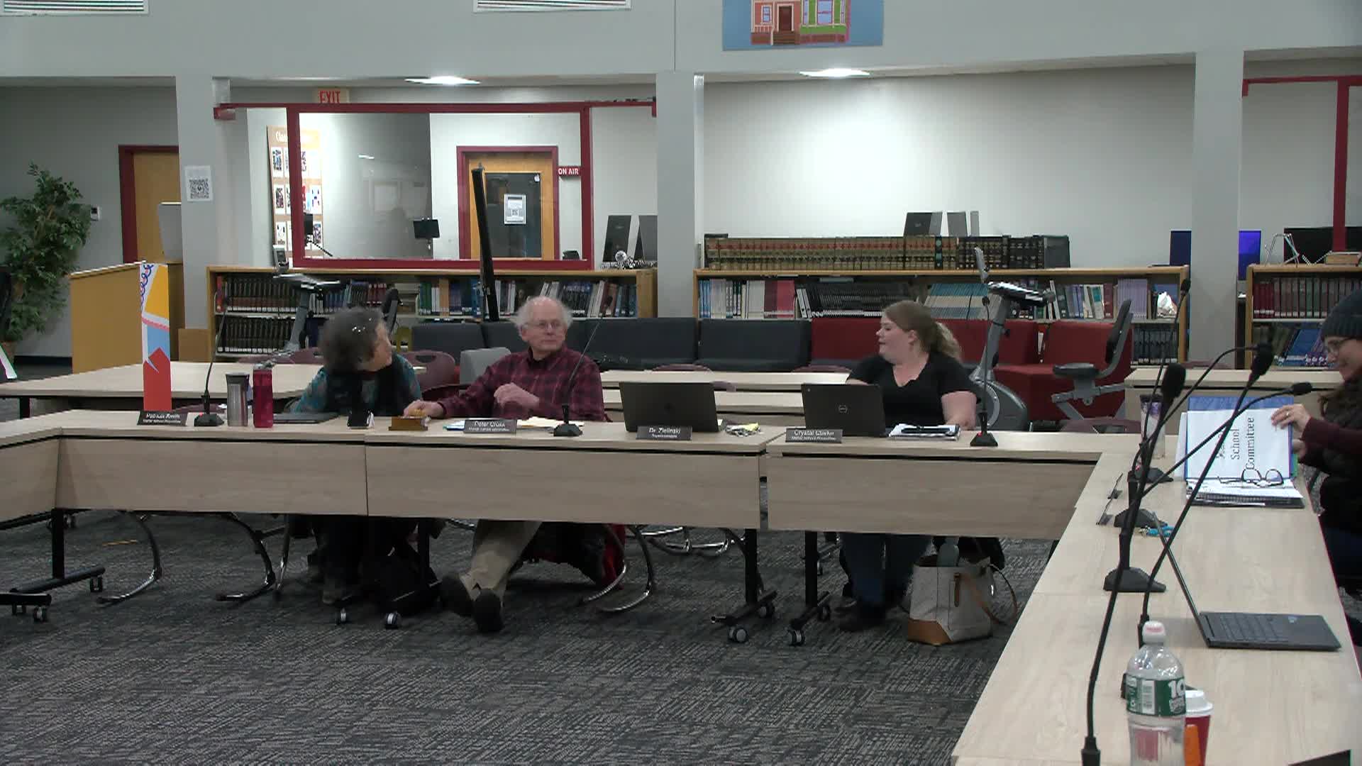 Ralph C. Mahar School Committee Meeting March 12, 2026